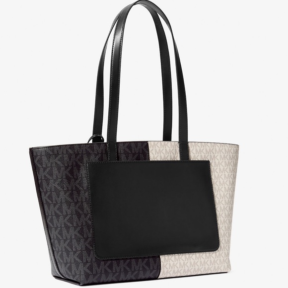 Michael Kors Jet Set Medium Two-Tone Logo Tote Shoulder Bag
BLACK COMBO
NWT - Picture 7 of 16